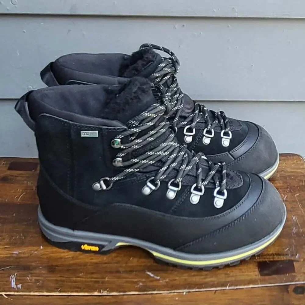 UGG Brecken Lace Up Black Boots Waterproof Boots NWT! NEW! size 7